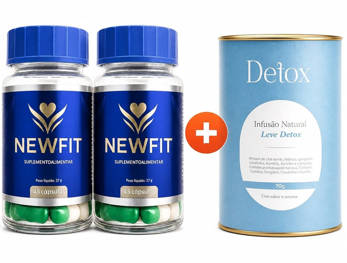 Promoção 2 Newfit + 1 Chá Detox