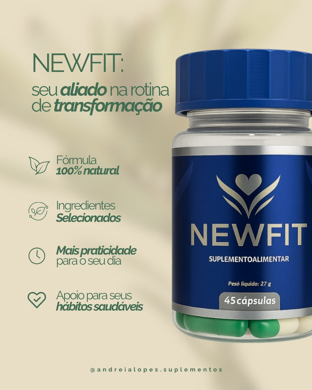 Combo 2 x Newfit + 1 Chá Detox